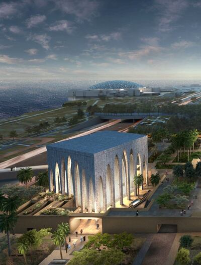 An artist's impression of the Abrahamic Family House to be built on Saadiyat Island in Abu Dhabi. Photo: Edelman
