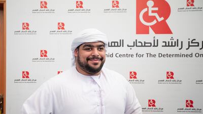 Emirati Ali Hussein, a Rashid Centre graduate, shared his thoughts and concerns for the children in Gaza during a speech