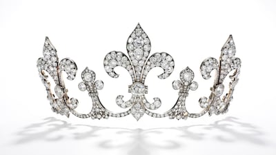 Hübner diamond tiara, circa 1912, estimated to sell for up to Dh2 million
