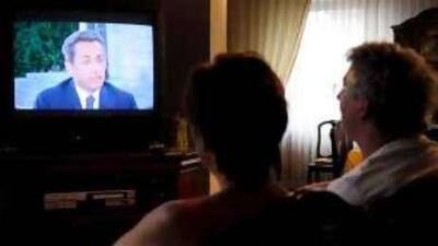 The French President Nicolas Sarkozy went on air during prime time to deny allegations that he received illegal donations from Liliane Bettencourt, the billionaire heiress to the L'Oréal cosmetics empire.