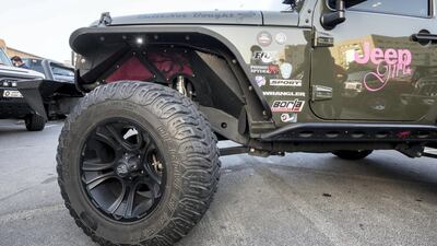 Deena Latif's Jeep Wrangler. Leslie Pableo for The National