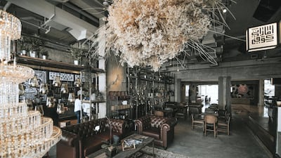 The inside of the Emirati Coffee store in Dar Al Wasl mall. Courtesy Emirati Coffee