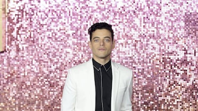 Rami Malek wears Berluti at the world premiere of 'Bohemian Rhapsody' on October 23, 2018, in London. WireImage