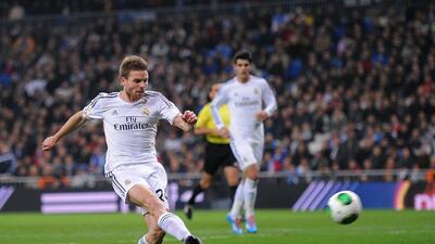 Asier Illaramendi scored Madrid's first goal on Wednesday night. Denis Doyle / Getty Images