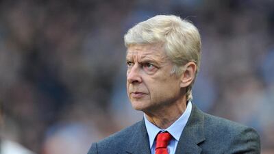 Arsene Wenger takes Arsenal to Manchester United on Sunday knowing a win will guarantee a top-three place in the Premier League. Oli Scarff / AFP