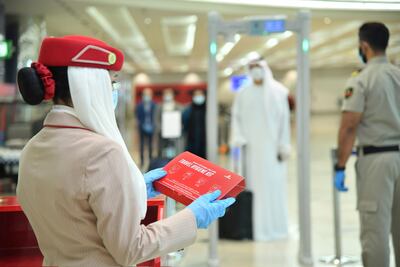 Emirates has introduced several safety measures to keep pasengers safe in the air. Courtesy Emirates