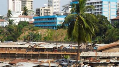View of Freetown - Sierra Leone.