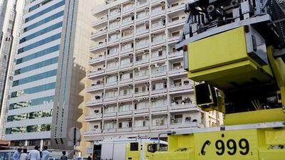 Police are investigating the cause of the fire in Khalidiya.