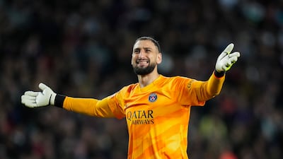 PSG RATINGS: Italy keeper had no chance with Raphinha goal – Barca’s only shot on target in first half. Vital stop from Lewandowski in second half. Booked for time-wasting and not at all convincing with crosses put into box. EPA