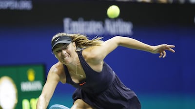 Maria Sharapova fell to her 19th consecutive loss to Serena Williams. EPA