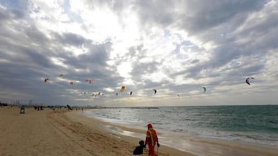 Cooler weather is forecast for much of the UAE this week, with early cloud clearing to leave sunny spells on Sunday. The National