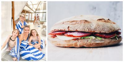 Filled sandwiches and croissants are British mum-of-three Kaya Scott's go-to lunchbox staple. Photo: Kaya Scott; Eaters Collective / Unsplash