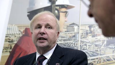 BP chief executive Bob Dudley, above, said in the report that renewables and unconventional fossil fuels such as shale oil and gas would gain a larger slice of the energy mix. Silvia Razgova / The National