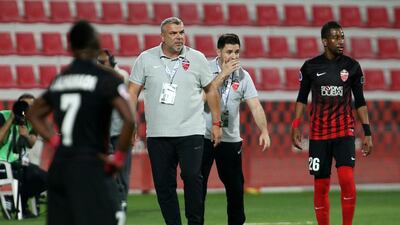 Al Ahli manager Cosmin Olaroiu. Pawan Singh / The National