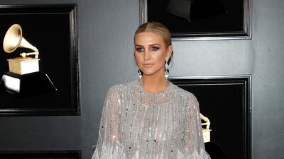 Ashlee Simpson in Georges Chakra Couture. Photo: EPA