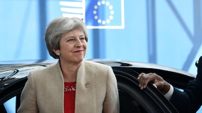 Britain's Prime Minister Theresa May said cutting fossil-fuel emissions to zero by 2050 is needed to 'protect our planet for future generations'. AFP