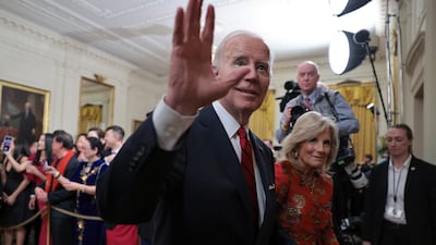 US first lady Jill Biden says her husband President Joe Biden will run for re-election. EPA