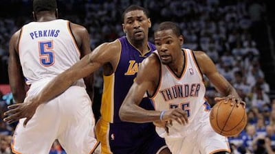 Oklahoma City Thunder lead Wester Conference semi-finals against Los Angeles Lakers 2-0.