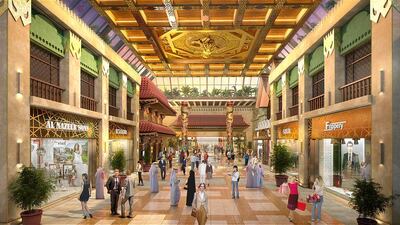 The centre’s Far East pavillion. Courtesy Cityland Group