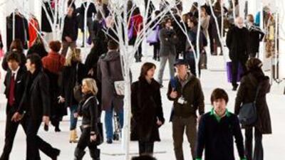 Inside the Who's Nest trade exhibition.