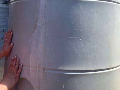 Some water tankers that supply homes have not been changed in 11 years. Jamie Prentis / The National