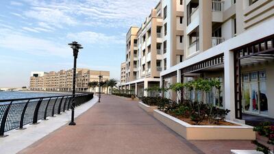RAK Properties' Mina Al Arab development in Ras Al Khaimah. The company first quarter profit increased more than four-fold on higher revenue. Pawan Singh / The National