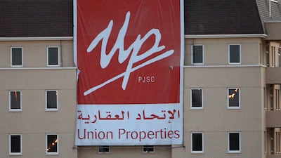 Union Properties aims to return to profitability 'by optimising its cost base and restructuring its debt'. Pawan Singh / The National