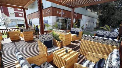 During cooler months there’s also an outdoor seating area that people enjoy relaxing in, as well as a corner made specifically for takeaway orders for those on the go.