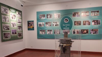 Boyle's apparatus used for giving anaesthesia from the 1940s is in the National Institute of Mental Health and Neurosciences in Bengaluru. Photo: Bindu Gopal Rao