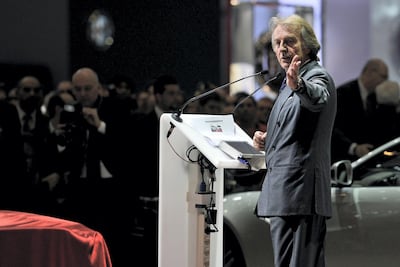 Mr di Montezemolo is weighing up a new cultural project for Abu Dhabi. Getty