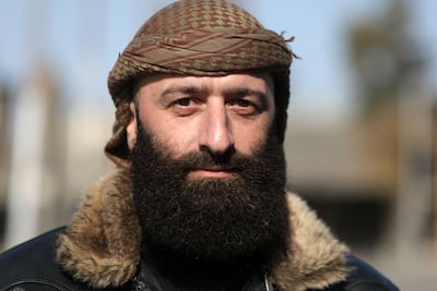 Ahmad Al Odeh previously commanded a Syrian rebel force in a coalition that fought against the Assad regime with backing from the US and Arab states. AFP