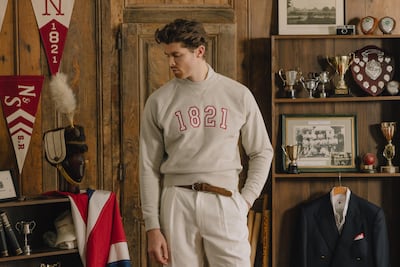Vintage-inspired sportswear by 1821 expands Savile Row's identity beyond formal tailoring. Photo: Norton & Sons
