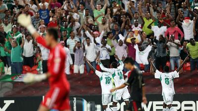 Nigeria and their fans started the celebration early after an own goal gave the Golden Eaglets the lead nine minutes into the match. Two more goals later Nigeria would claim their fourth Under 17 world title. Sammy Dallal / The National
