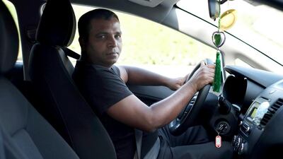 Kader Batcha prepared for the streets of Abu Dhabi with 10 hours of tuition before passing his driving test in the first go. Delores Johnson / The National