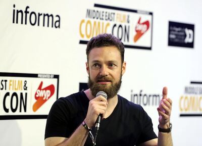 'The Walking Dead' star Ross Marquand at the Middle East Film and Comic Con. Chris Whiteoak / The National
