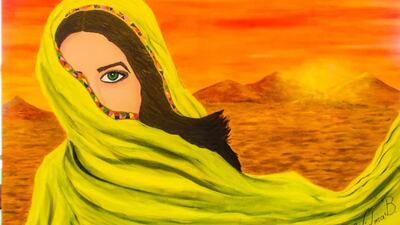 Wilma Burton’s Emirati Bedouin. Courtesy Wilma Burton