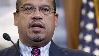 US Representative Keith Ellison, a Democrat from Minnesota. Saul Loeb / AFP