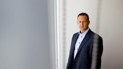Neil Grant, executive director of Prosperity Offshore Investment Consultants, is photographed at his office in Business Bay in Dubai in 2012. He was convicted of operating his financial services business without a licence. Sarah Dea / The National