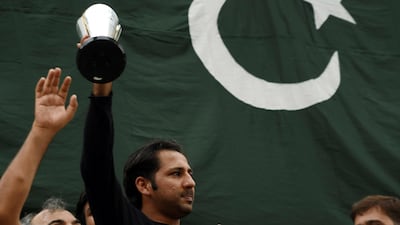 New Test captain Sarfraz Ahmed is on a high after having led Pakistan to the Champions Trophy title this year. EPA
