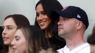 Britain's Meghan, Duchess of Sussex watches as the New York Yankees and the Boston Red Sox play the first of a two-game series at London Stadium in Queen Elizabeth Olympic Park, east London. As Major League Baseball prepares to make history in London, New York Yankees manager Aaron Boone and Boston Red Sox coach Alex Cora are united in their desire to make the ground-breaking trip memorable on and off the field. AFP