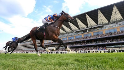 Gleneagles, shown here winning the St James’s Palace Stakes, will be in action Wednesday at the International Stakes. Matthew Childs / Reuters