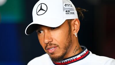 Lewis Hamilton talks to the media ahead of the F1 Grand Prix of Japan at Suzuka International Racing Course. Getty