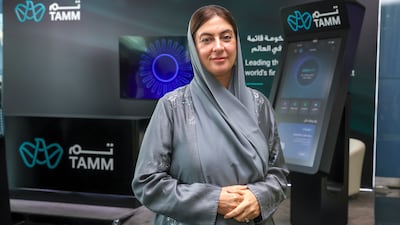 Ruba Al Hassan, director general of strategic affairs and future foresight at DGE. Victor Besa / The National
