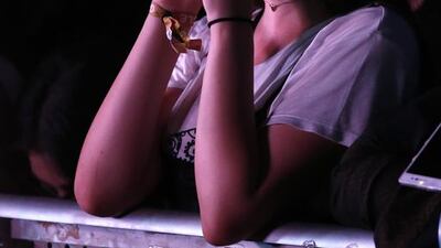 It was Bieber's first concert in Dubai since 2013. Chris Whiteoak for The National