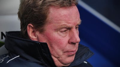 Harry Redknapp has managed QPR to one win, one draw and five losses in seven matches to see his side begin bottom of the table in the 2014/15 Premier League season. Carl Court / AFP