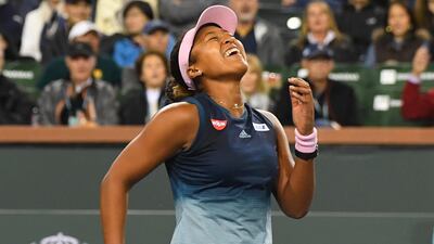 Naomi Osaka was too strong for Danielle Collins in their Indian Wells third round match. Reuters