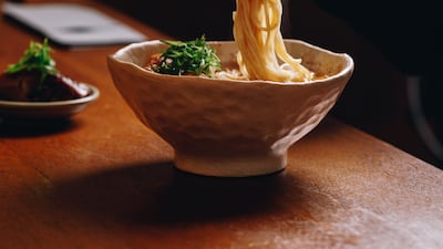 Dishes on offer include chef-founder Neha Mishra's famed shio ramen.