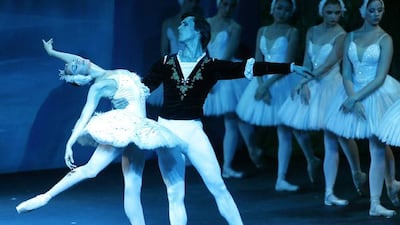 What the Moscow Royal Ballet's performance of Swan Lake was supposed to look like. EPA/STR