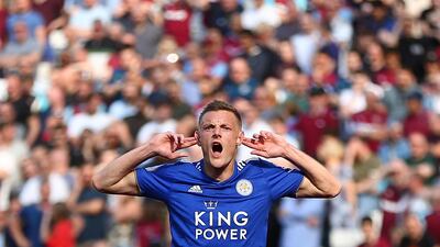 Leicester City 2 Arsenal 1, Sunday, 3pm. Arsenal’s away form has been poor for much of the season. Given Leicester’s improvement under Brendan Rodgers and the goals of Jamie Vardy, pictured, this could be another loss on the road for Unai Emery. Getty