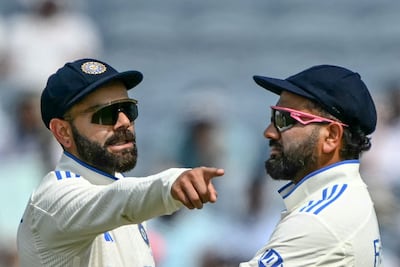 Virat Kohli and Rohit Sharma are running out of time to retain their spots in the Test team. AFP